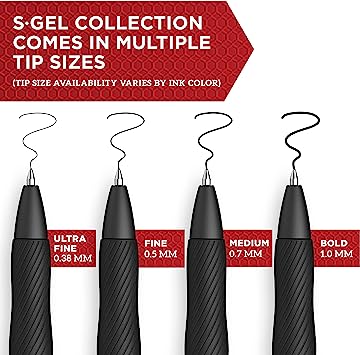 Save on Sharpie S.Gel Pen Black Ink Comfort Grip Medium 0.7 mm Order Online  Delivery